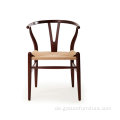 Klassisches Design Asche Massivholz Frameswevenpaperediningchair